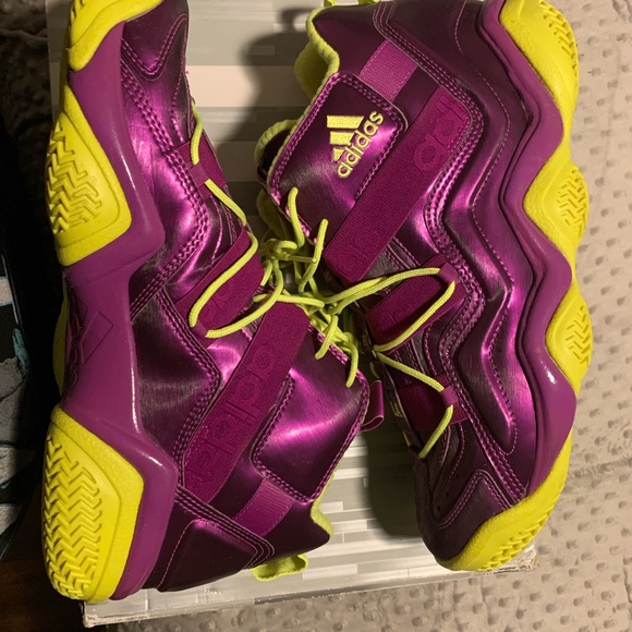 Adidas top ten 2000 L.A. lakers colors size 13 mens *EUC* - Picture 5 of 7